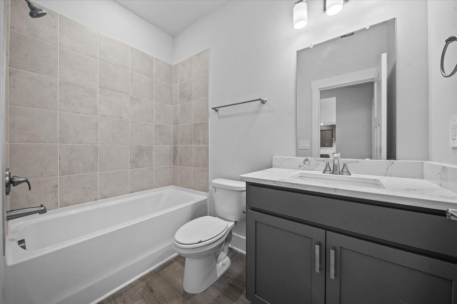 Furnished interior view inside a new home in Cedar Shoals - Signature Collection, Piedmont (Image 9).