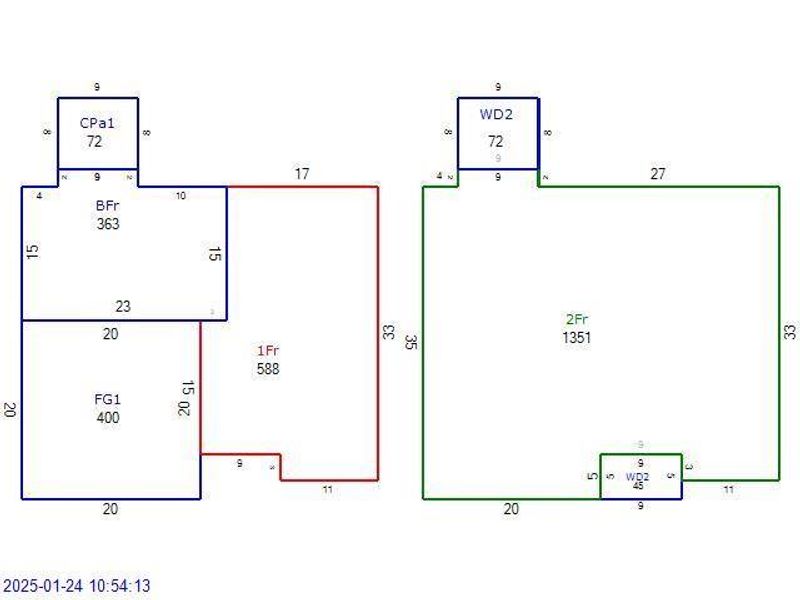 2D floor plan layout of this home in , Eastanollee, GA (Image 4).