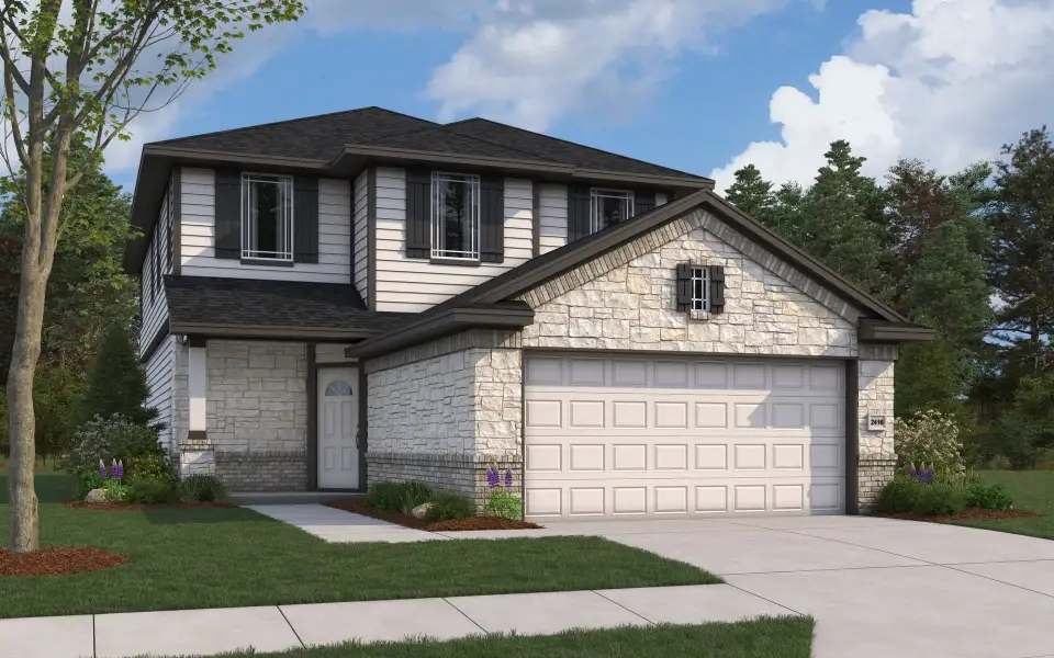 Rendering of floor plan. Colors and features may differ from shown representation. Rendering of floor plan. Colors and features may differ from shown representation.