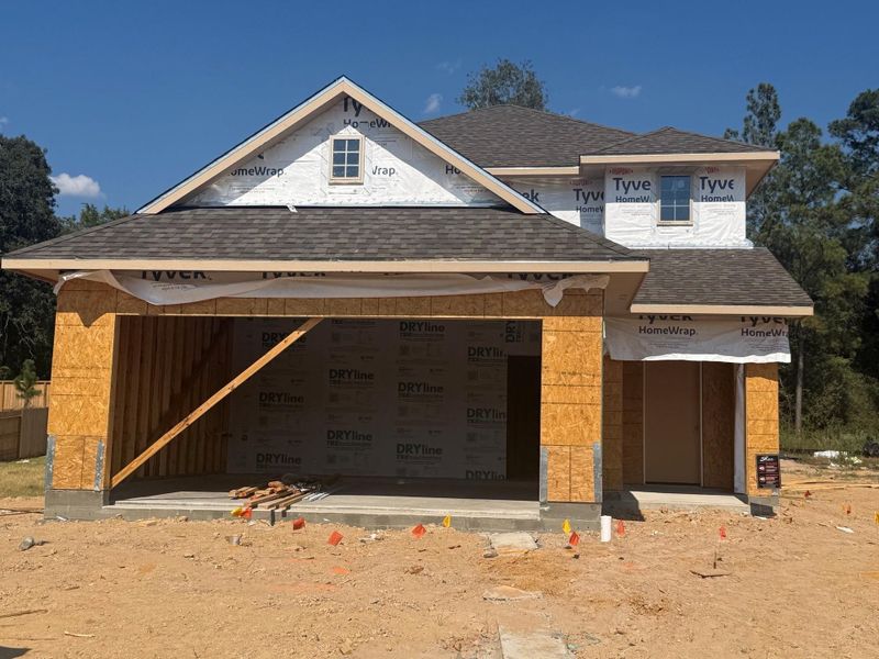 In-progress construction of a new home in Evergreen 40', Conroe, TX (Image 7).