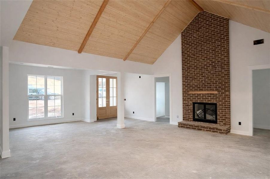 In-progress construction of a new home in , Calhoun, GA (Image 10).