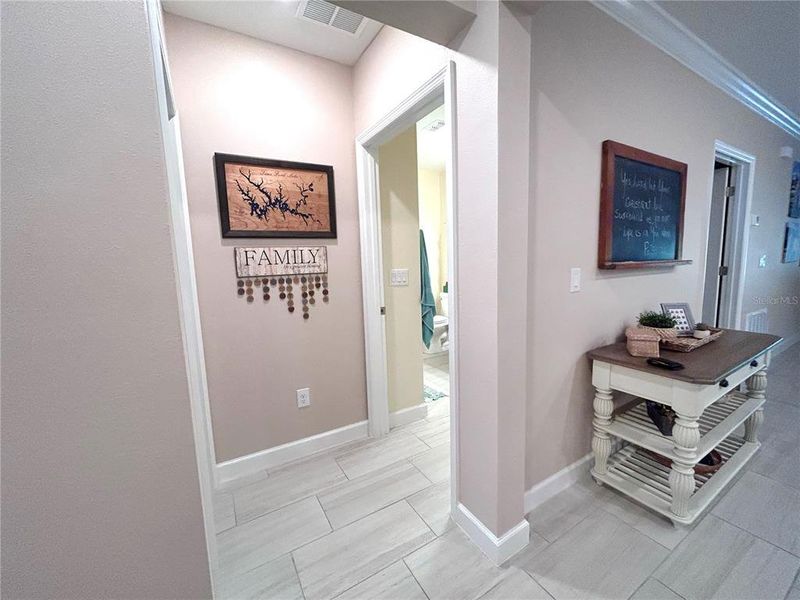 Furnished interior view inside a new home in Angeline Active Adult, Land O' Lakes (Image 6). Furnished interior view inside a new home in Angeline Active Adult, Land O' Lakes (Image 6).