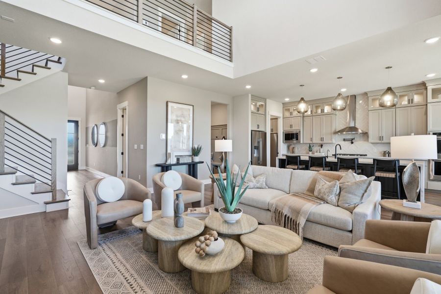 Representative furnished interior of a home built from the Gillett by Pulte Homes in Corley Farms, Boerne (Image 18).