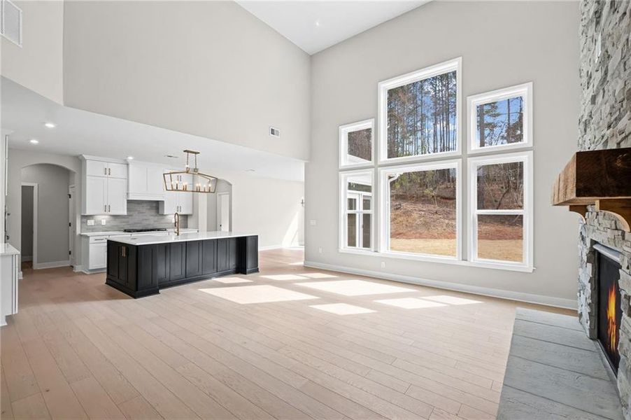 Furnished interior view inside a new home in Governor’s Preserve, Canton (Image 7).