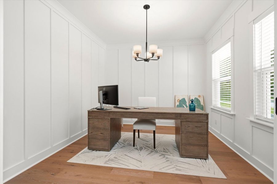 Furnished interior view inside a new home in , Mount Pleasant (Image 8).