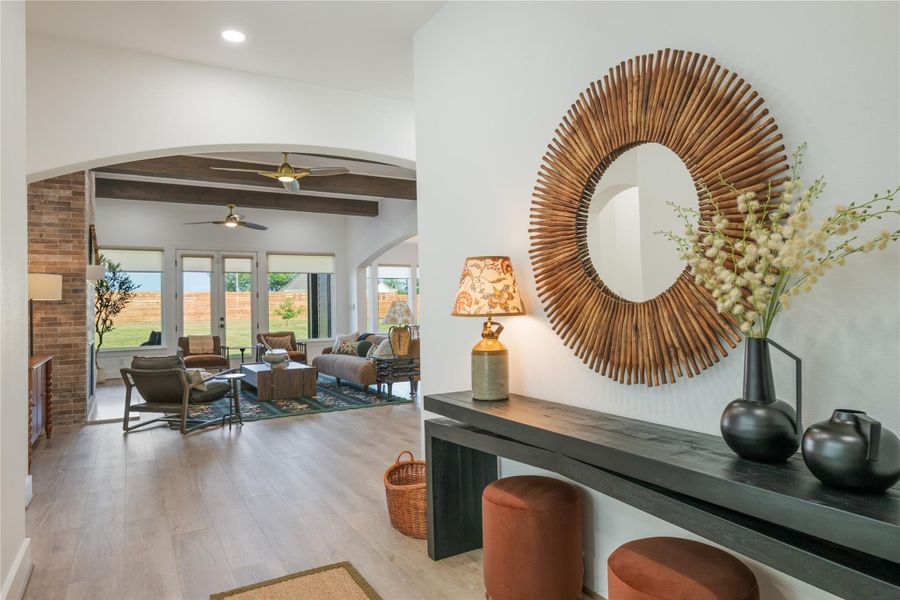 Furnished interior view inside a new home in , Smithville (Image 7).
