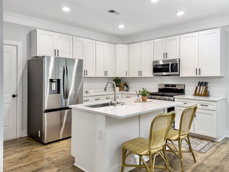 Furnished interior view inside a new home in , James Island (Image 48).