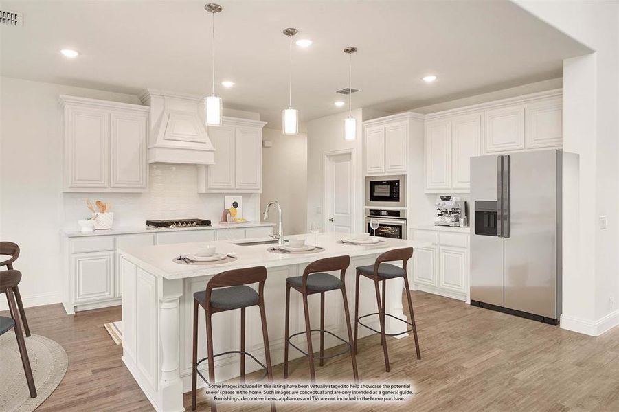 Furnished interior view inside a new home in Wildflower Ranch 60-65, Fort Worth (Image 12).