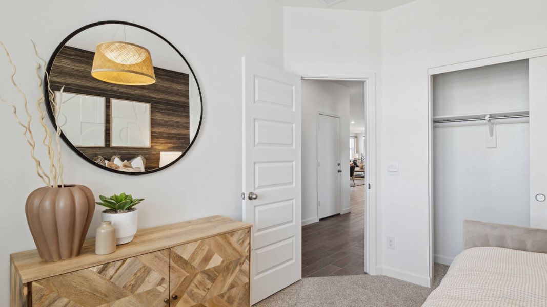 Representative furnished interior of a home built from the Mockingbird by D.R. Horton in Apache Farms, Buckeye (Image 4).