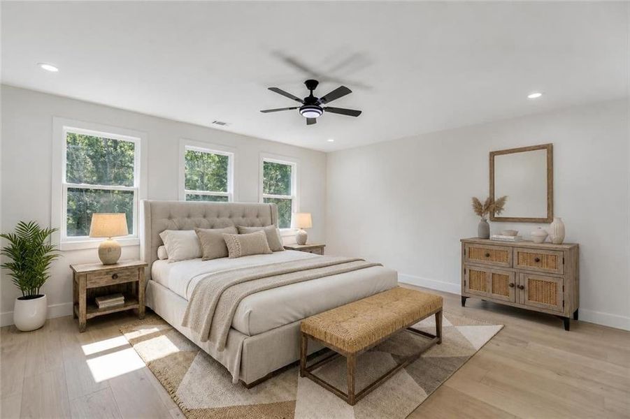 Furnished interior view inside a new home in , Gainesville (Image 15).