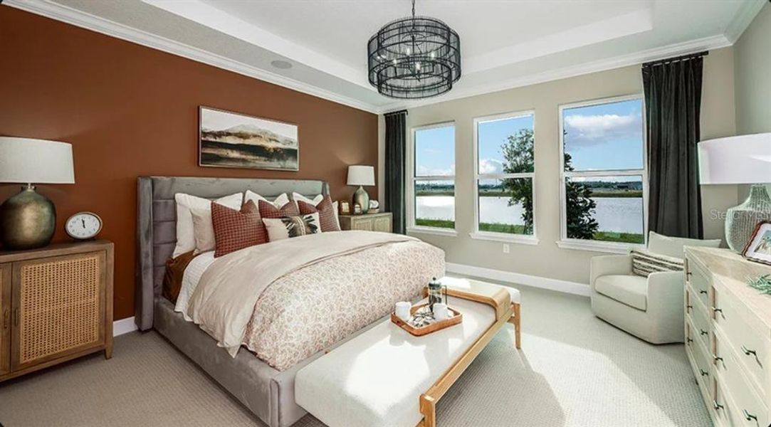 Furnished interior view inside a new home in Ardisia Park, New Smyrna Beach (Image 10).