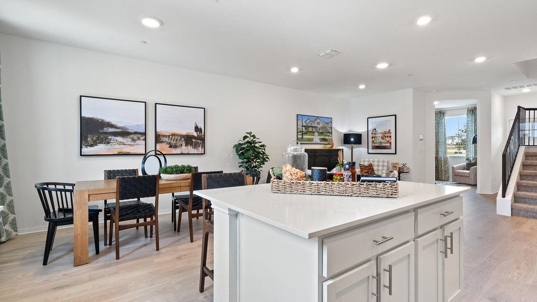Furnished interior view inside a new home in Avery Centre, Round Rock (Image 13).