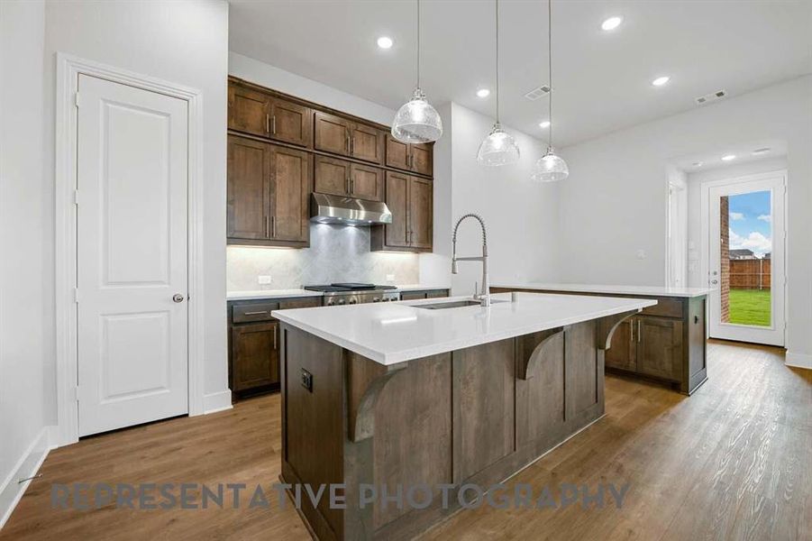 Furnished interior view inside a new home in Wildflower Ranch, Dish (Image 8).