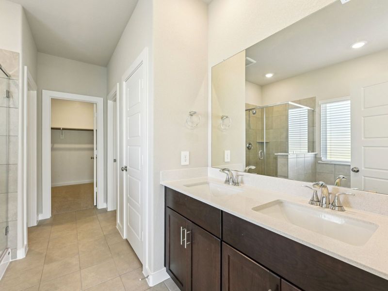Furnished interior view inside a new home in Stewart's Ranch, Conroe (Image 7).