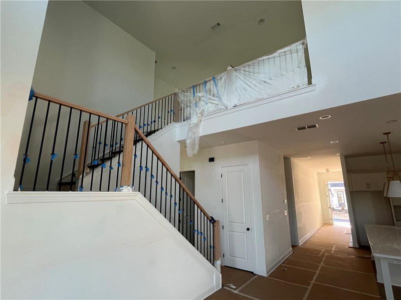 In-progress construction of a new home in East Harbor II at Chestatee, Dawsonville, GA (Image 22).