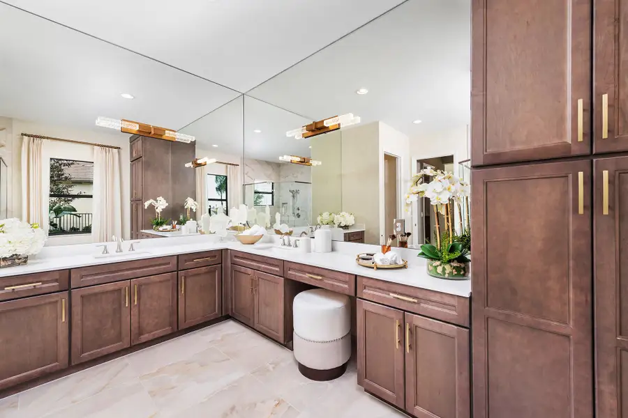 Representative furnished interior of a home built from the Caroline by GL Homes in Valencia Parc at Riverland, Port St. Lucie (Image 14).