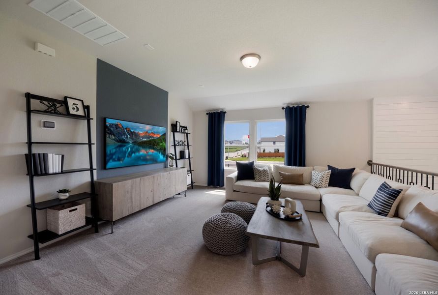 Furnished interior view inside a new home in Horizon Ridge, San Antonio (Image 30).