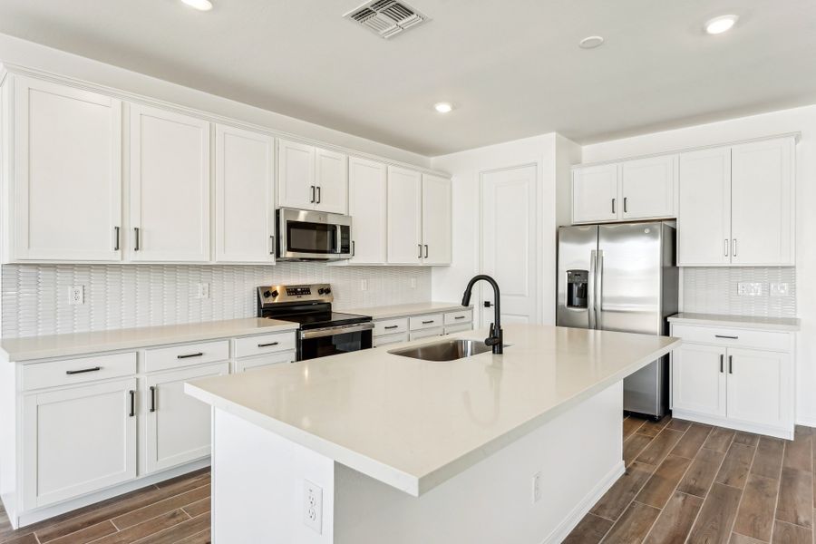 Kitchen. Finishes vary by community