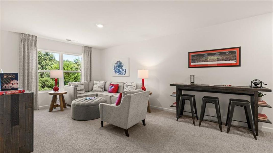 Furnished interior view inside a new home in Bridle Creek, Locust Grove (Image 43).