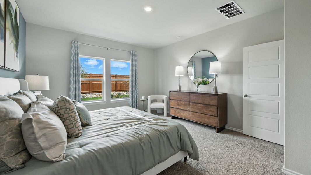 Furnished interior view inside a new home in Monarch at the Meadows, Ponder (Image 17).