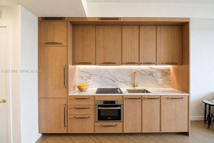 Furnished interior view inside a new home in , Miami (Image 9).