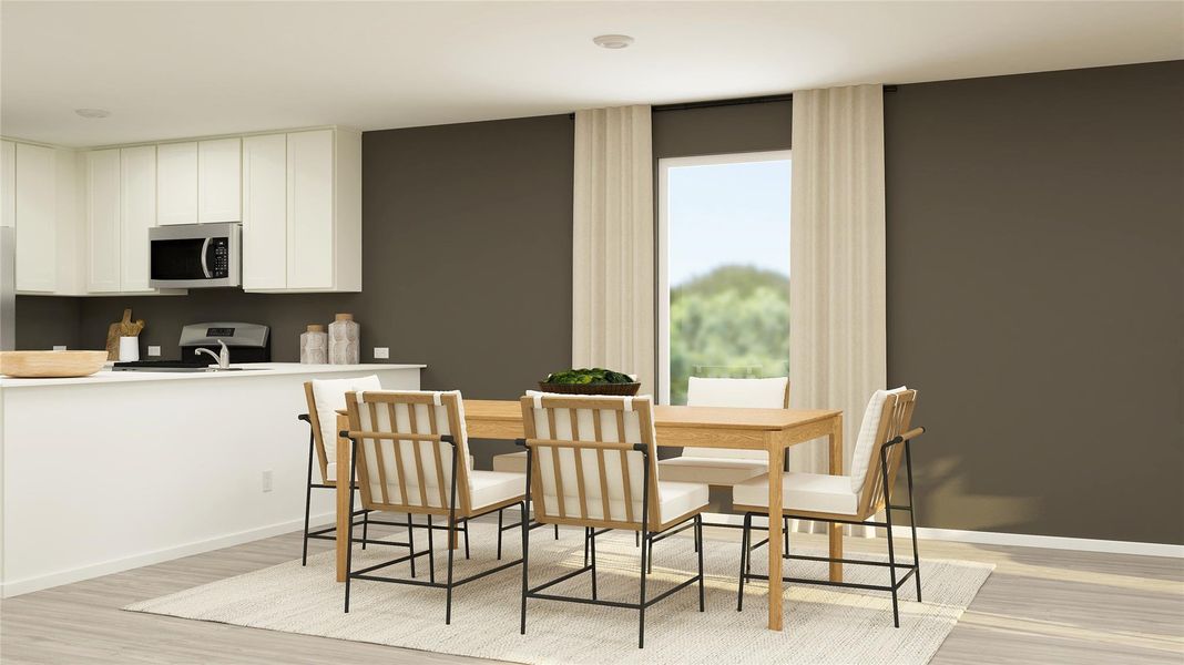 Furnished interior view inside a new home in Firefly Pointe, Hutto (Image 11).