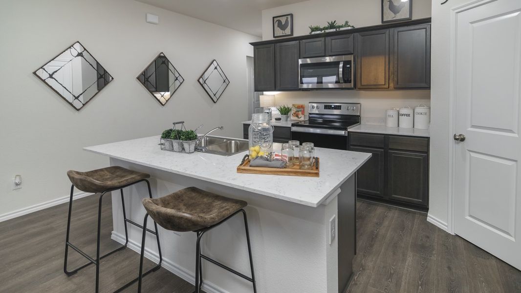 Furnished interior view inside a new home in Stonewyck Farms, Ennis (Image 14).