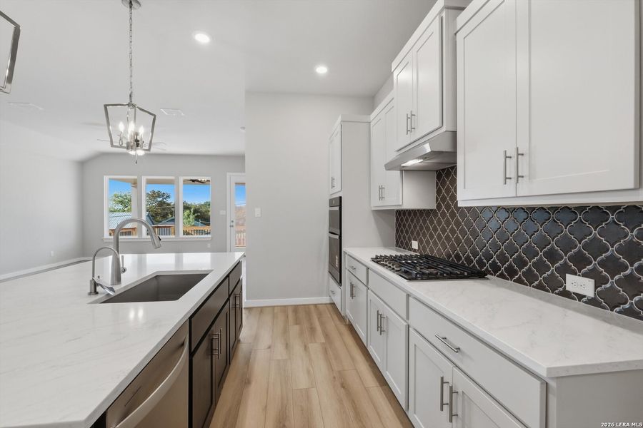 Furnished interior view inside a new home in Windsong, Boerne (Image 8).