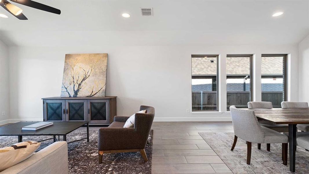 Furnished interior view inside a new home in , Forney (Image 11).