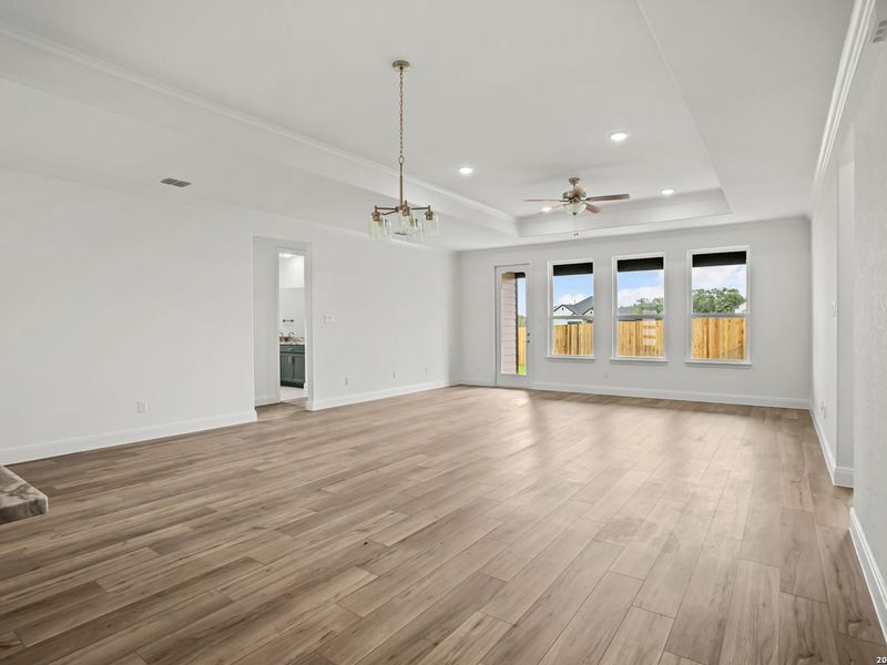 Spacious, unfurnished interior of a new home in The Reserve at Potranco Oaks, Castroville (Image 25).