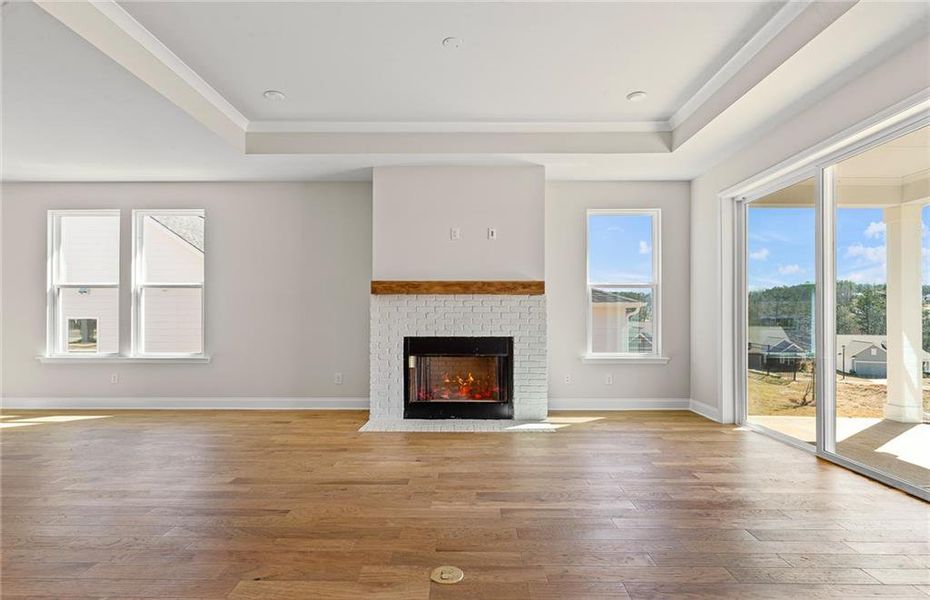 Spacious, unfurnished interior of a new home in Del Webb at Lake Oconee, Greensboro (Image 18). Spacious, unfurnished interior of a new home in Del Webb at Lake Oconee, Greensboro (Image 18).