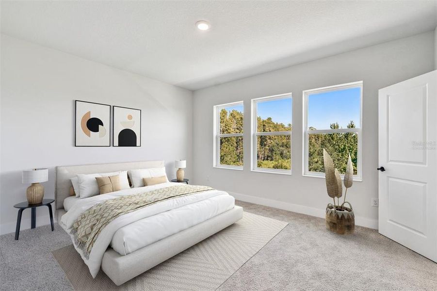 Furnished interior view inside a new home in Chapel Crossings - Garden Series, Wesley Chapel (Image 7).