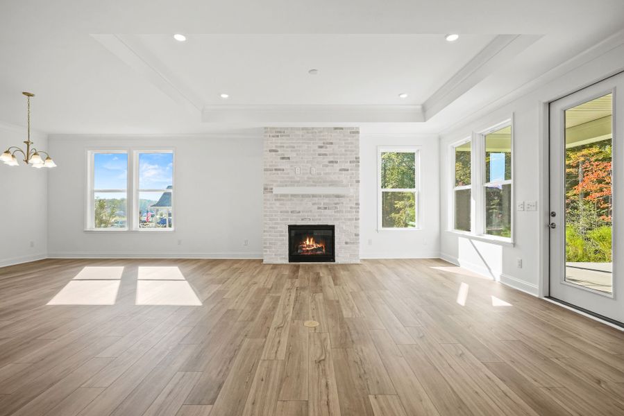 Spacious, unfurnished interior of a new home in Kinsdale, Lancaster (Image 103).