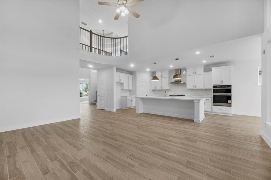 Spacious, unfurnished interior of a new home in Bridgeland, Cypress (Image 15).