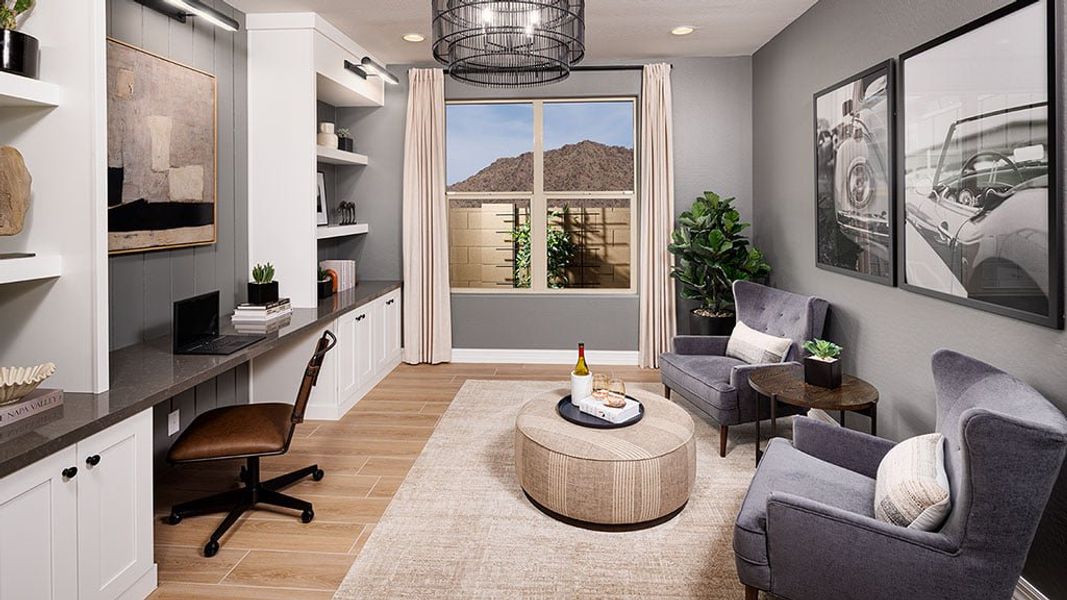 Furnished interior view inside a new home in Ladera Trails, Queen Creek (Image 9).