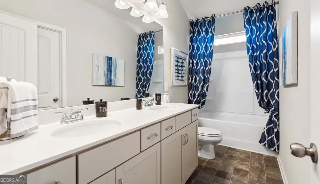 Furnished interior view inside a new home in Bryson Farms, Byron (Image 7).