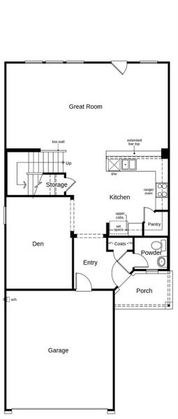 This floor plan features 3 bedrooms, 2 full baths, 1 half bath, and over 2,300 square feet of living space. This floor plan features 3 bedrooms, 2 full baths, 1 half bath, and over 2,300 square feet of living space.