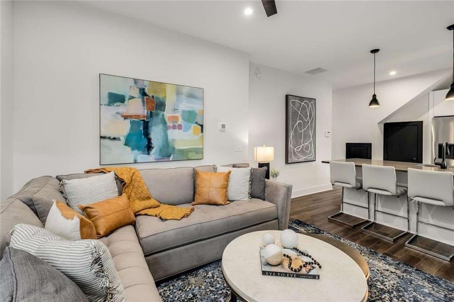 Furnished interior view inside a new home in , Atlanta (Image 5).