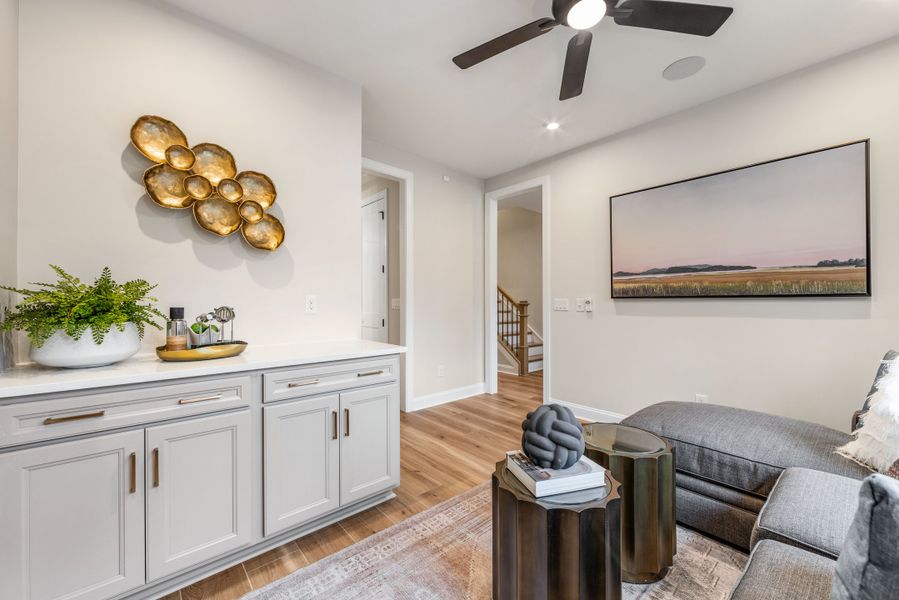 Representative furnished interior of a home built from the Marquis by Tri Pointe Homes in Ascend, Charlotte (Image 9).