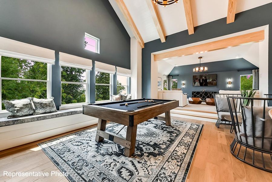 Furnished interior view inside a new home in Grand Estates of Anna, Anna (Image 10).