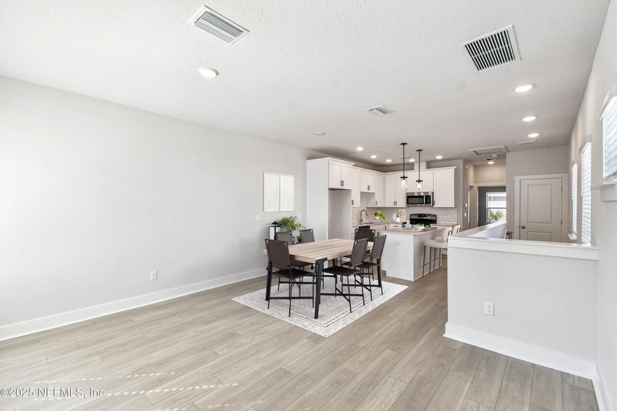 Furnished interior view inside a new home in Kettering at eTown - Garden Collection, Jacksonville (Image 7). Furnished interior view inside a new home in Kettering at eTown - Garden Collection, Jacksonville (Image 7).