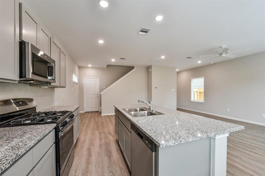 Furnished interior view inside a new home in , Houston (Image 7).