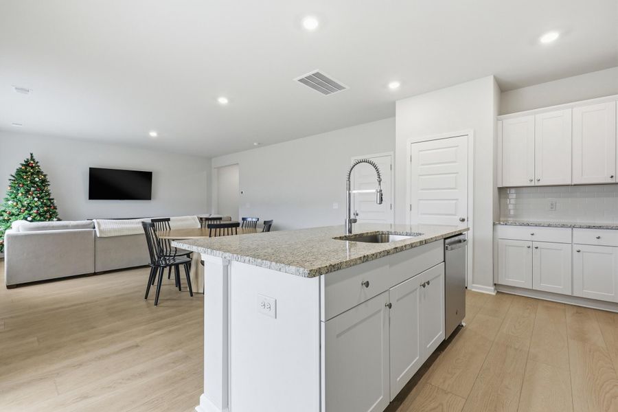 Furnished interior view inside a new home in Sweetgrass at Summers Corner: Carolina Collection, Summerville (Image 19).