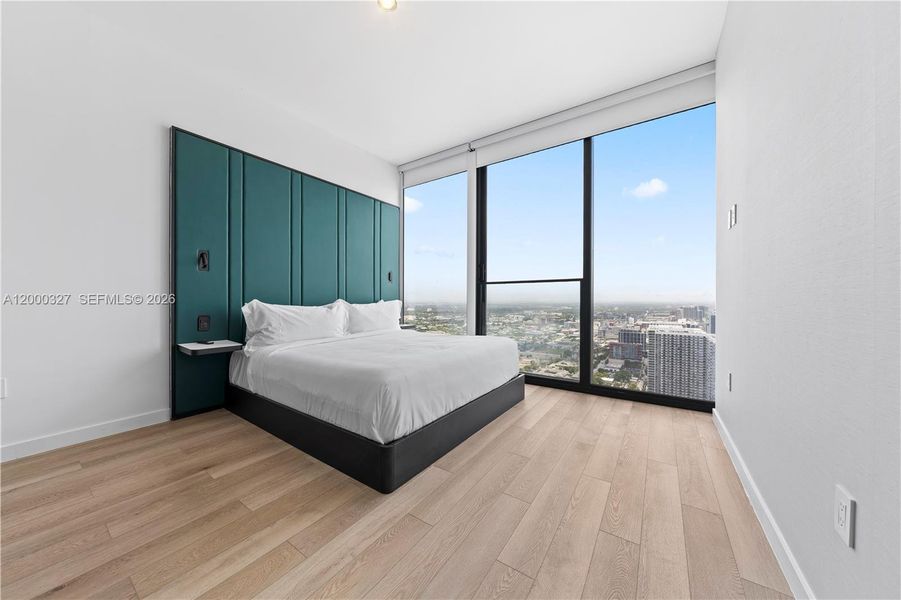 Furnished interior view inside a new home in , Miami (Image 8).
