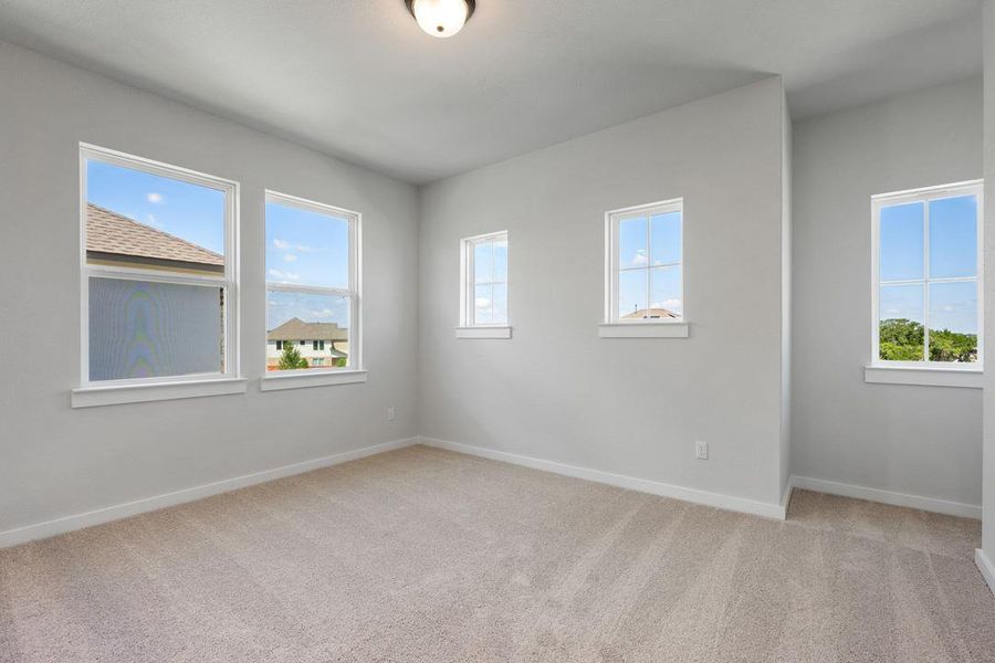 Spacious, unfurnished interior of a new home in Lariat, Liberty Hill (Image 20). Spacious, unfurnished interior of a new home in Lariat, Liberty Hill (Image 20).