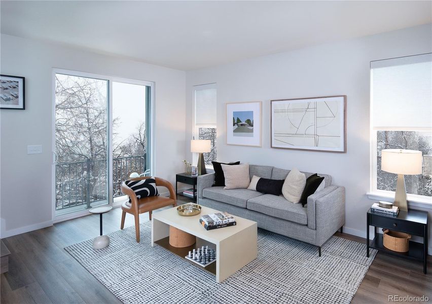 Photo of model of same plan-not actual home