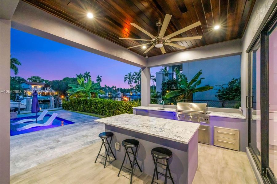 Exterior details and patio area of a home in , Fort Lauderdale (Image 56).