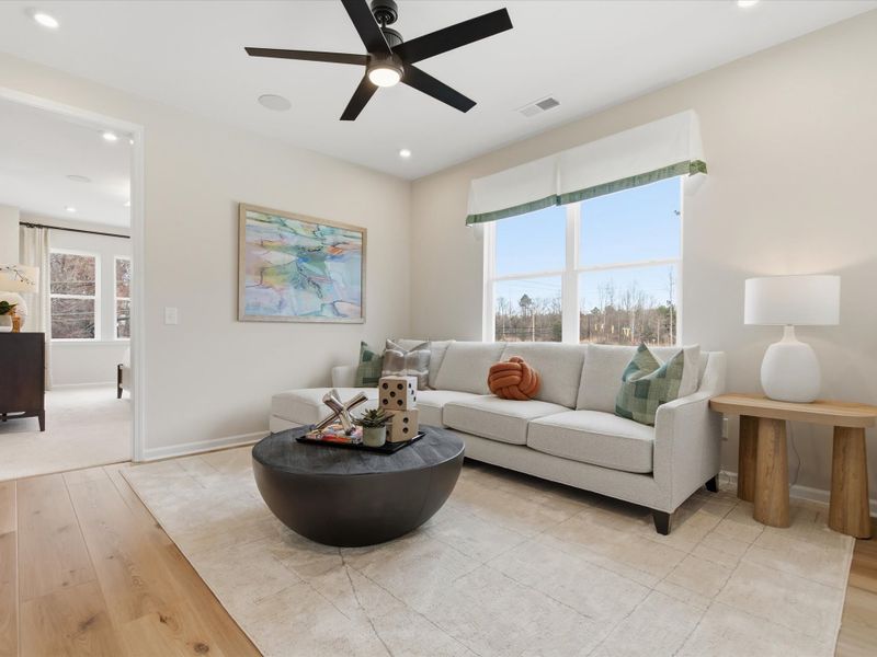 Furnished interior view inside a new home in Ellis Townes, Charlotte (Image 15).