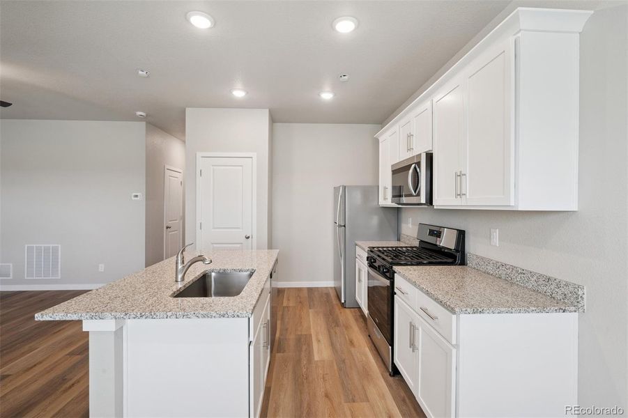 Furnished interior view inside a new home in , Fort Lupton (Image 10).