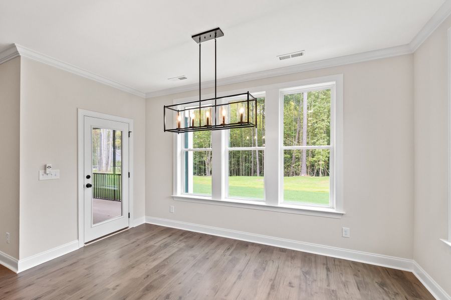 Representative unfurnished interior of a home built from the The Chandler by RobuckHomes in Baylee Ridge, Selma (Image 191).